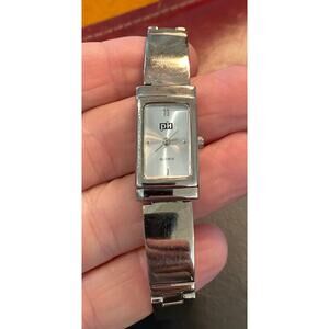 Women's PH Silver Tone  Bracelet Watch, New Battery